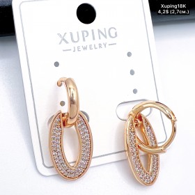 Сережки Xuping18К 20010 ( 2.7 см.)